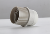 Half Tooth Socket Ceiling E27 Lampholder Plastic White