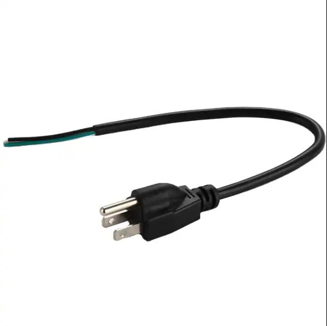 Factory Made UL Certified Power Cables American Standard Plug