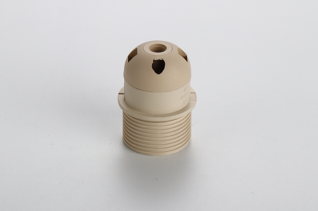 E27 Lamp holder screw plastic socket brown