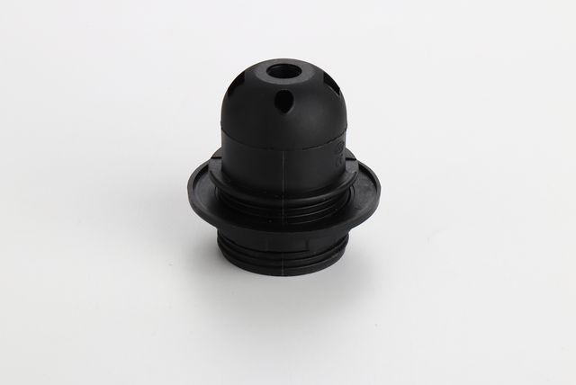 Adjustable E27 Lamp Holder Mount Black