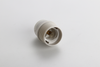 Half Tooth Socket Ceiling E27 Lampholder Plastic White