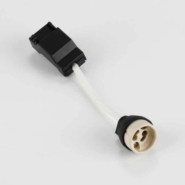 Fabrication Indoor Electrical Appliances GU10 Lamp Socket with Terminal Block And Bracket