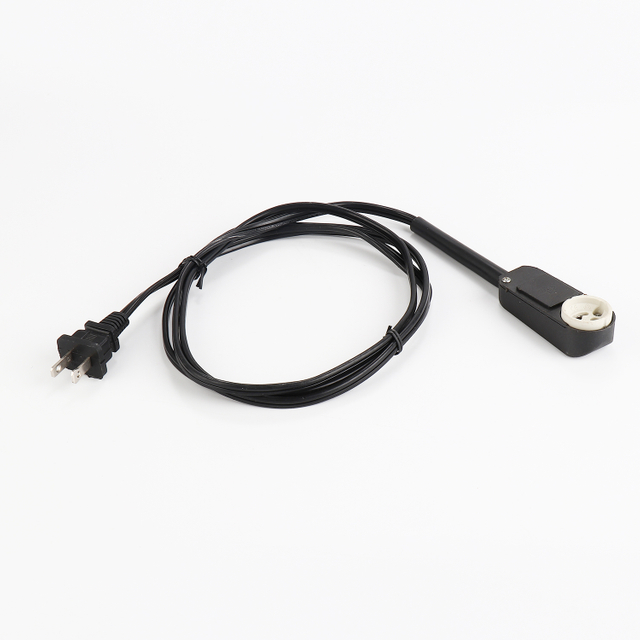 Hot Sale Porcelain Plastic GU10 Lamp Socket Base Lampholder With Wire And Junction Box