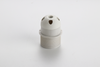 Half Tooth Socket Ceiling E27 Lampholder Plastic White