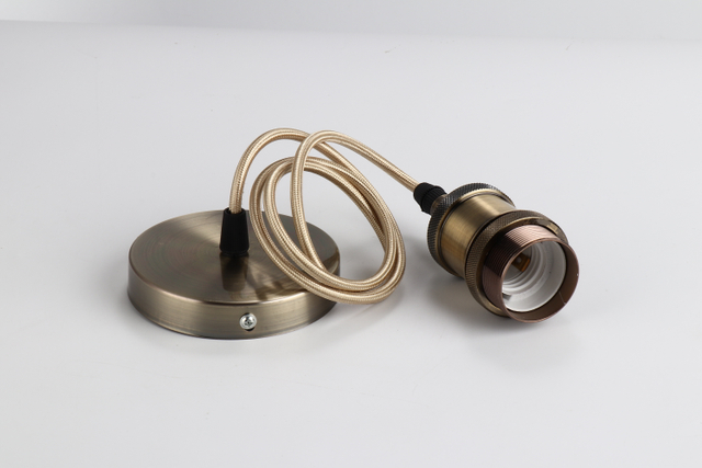 Indoor Lighting Vintage Gold Ceiling Pendant Lights Edison Bulb Chandelier