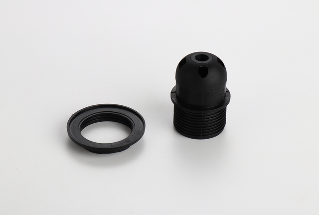 E27 Lamp Holder Base Bulb Socket Mount Ceiling Black