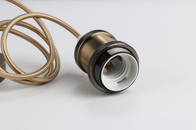 Bronze Vintage Office Cord Plug-in Pendant Light Kits