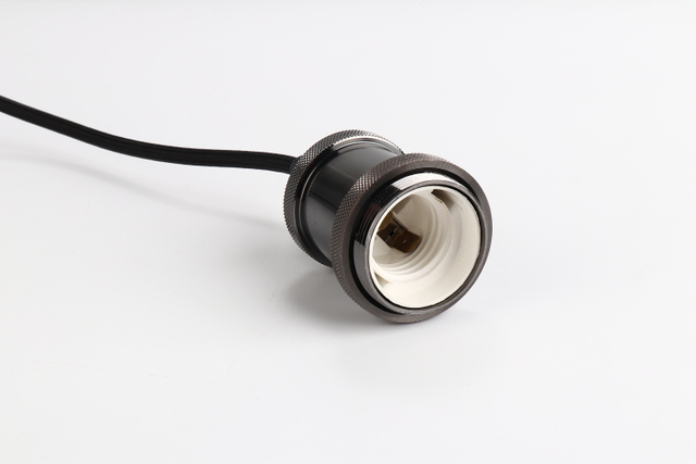 Black E27 2 Light Kitchen Pendant Light Kits