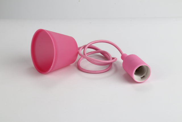 Plastics Pendant Light Kits Pink