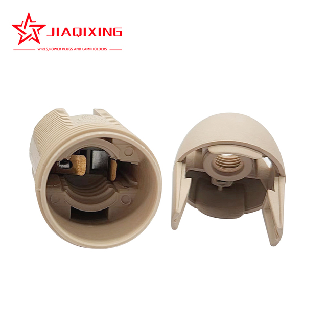 CE Certified Plastic E14 Lamp Holder - Durable Screw Base for LED/Bulbs, Indoor Lighting Fixtures