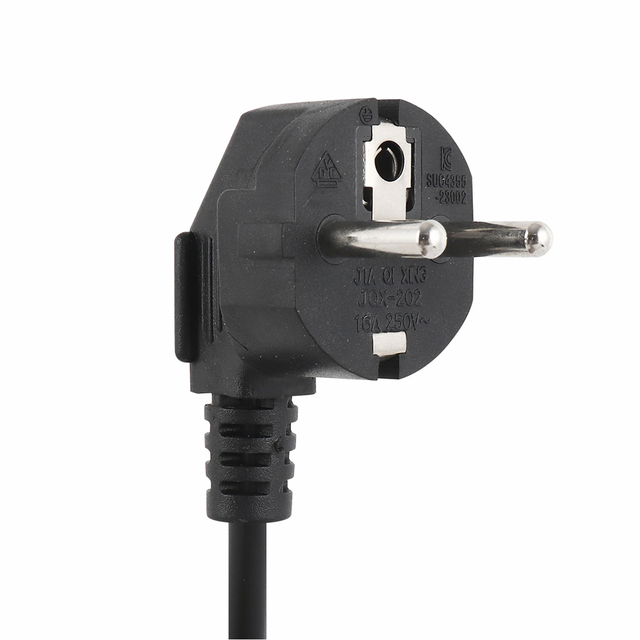 Europlug To IEC C7 Cable - 3-Pin Grounded Wire for TVs, Monitors & EU Devices