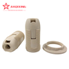 CE Certified Plastic E14 Lamp Holder - Durable Screw Base for LED/Bulbs, Indoor Lighting Fixtures