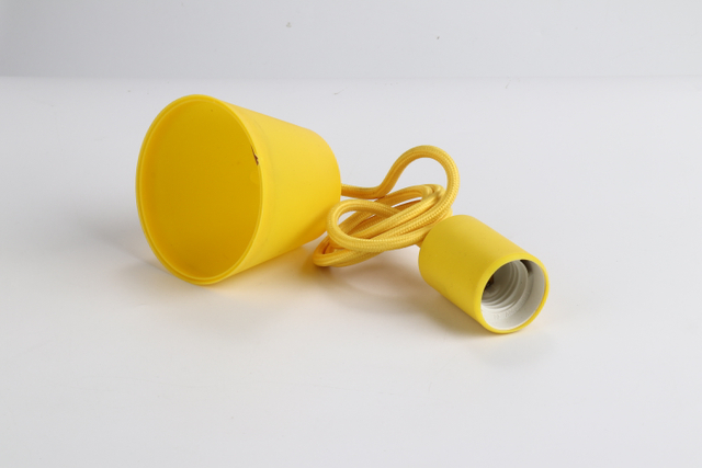 Plastics Hanging Pendant Light Kits Yellow